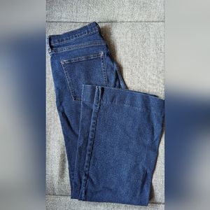 EVERLANE The Modern Flare Fit Dark Wash Jeans Size 30 Stretch Designer Comfort